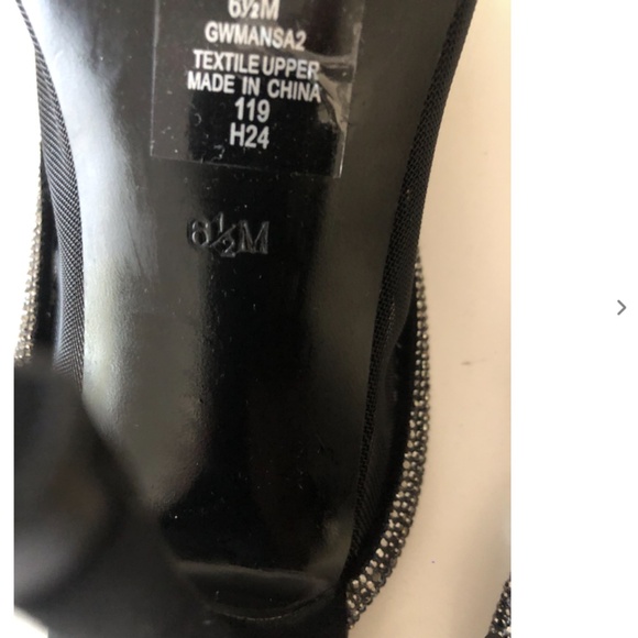 GUESS Mansa Rhinestone Mesh Heels - Picture 11 of 14